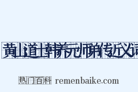 黄山道士韩养元师弟传近义词是什么意思的图片